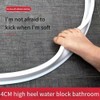 Lyaciomn Bathroom TPE Bendable Water Retaining Strip Shower Water Barrier