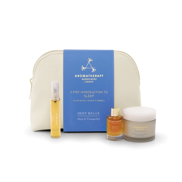 Aromatherapy Associates Mini Shower Oil Collection 3 Step Introduction to Sleep