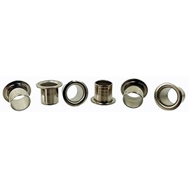 6pcs. 1/4" Nickel Press-Fit Tuner Bushings/Ferrules