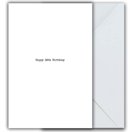 50th Birthday Card for Him, Funny 50th Birthday Card Men, Happy 50th Birthday Card Him, 50th Birthday Male Card, Greetings Card