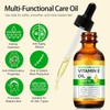 Aceite de Vitamina E para Masaje Corporal, 75000 UI, Orgánico,