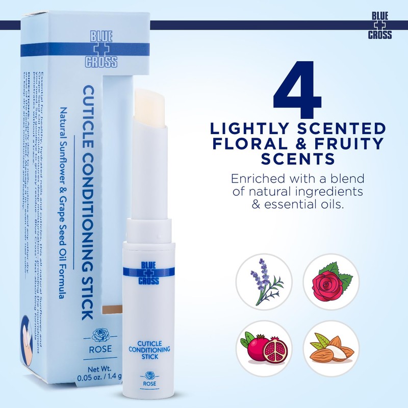 Blossom Blue Cross Professional Nail Care Nourishing Scented Cuticle Softener