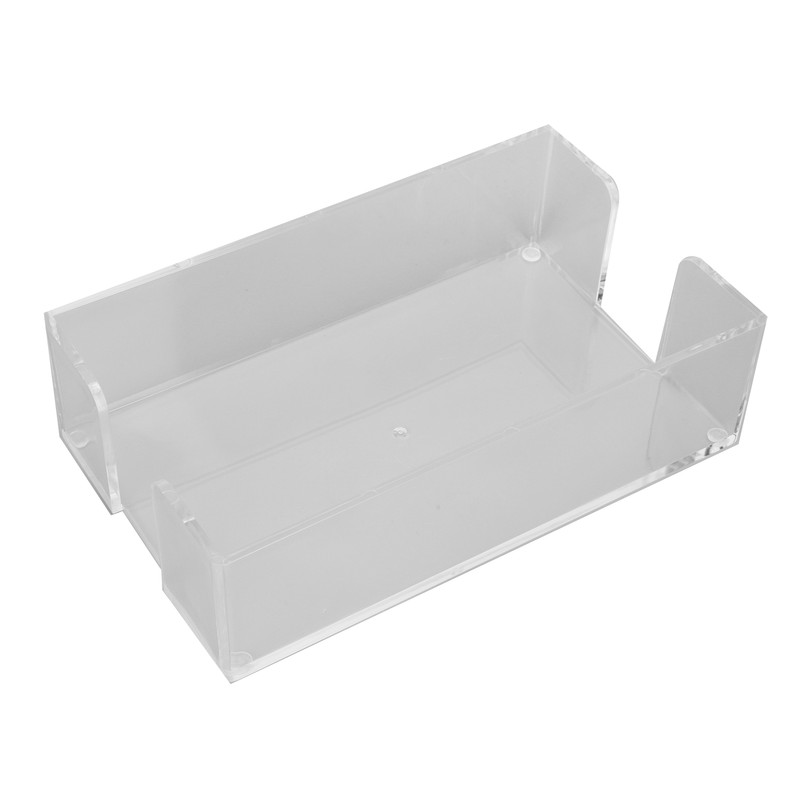 Acrylic Napkin Holder Transparent Uncapped Bathroom Napkin Holder for 23x14x6cm