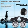 Luggage Wheels Replacement,1 Pair Suitcase Replacement Wheels,Replacement Suitcase Wheels,Easy Installation