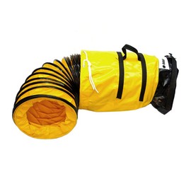 OdorStop Flexible Duct in Various Sizes and Lengths with Connecting Belt (12"x15' (Belt))