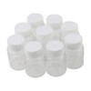 12 PCS 100 ML 3.3 OZ Plastic Clear Bottles Empty