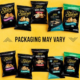 Stacy’s Pita Chips, Sea Salt, No Artificial Colors or Flavors, 1 Oz (Pack of 6)