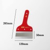 NITTO Knitwear Spatula Flat Putty Bella Red 4.7 inches (120