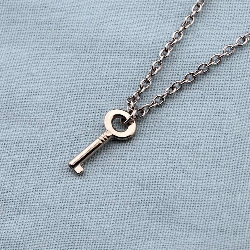 CHOORO Couple Love Shape Lock Key Pendant Necklace You Are