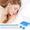 48Pcs Tapones de Oídos para Dormir, Tapones Oídos de Silicona