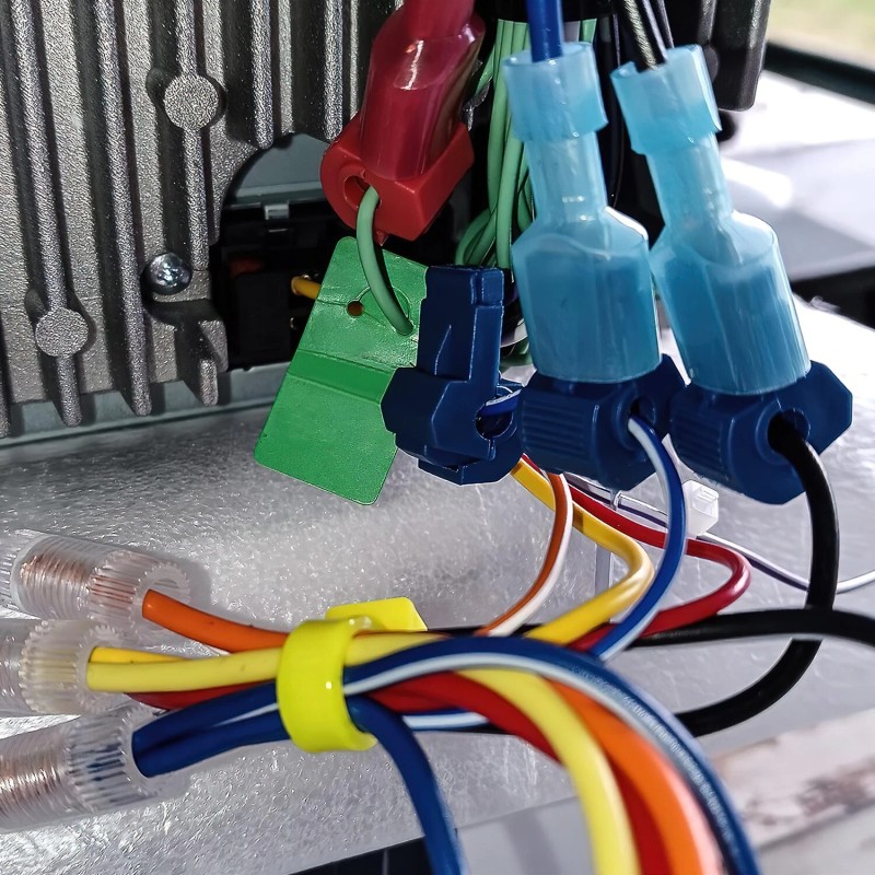 Nilight 120PCS Quick Splice Disconnect Wire Terminals T-Tap Spade Wire