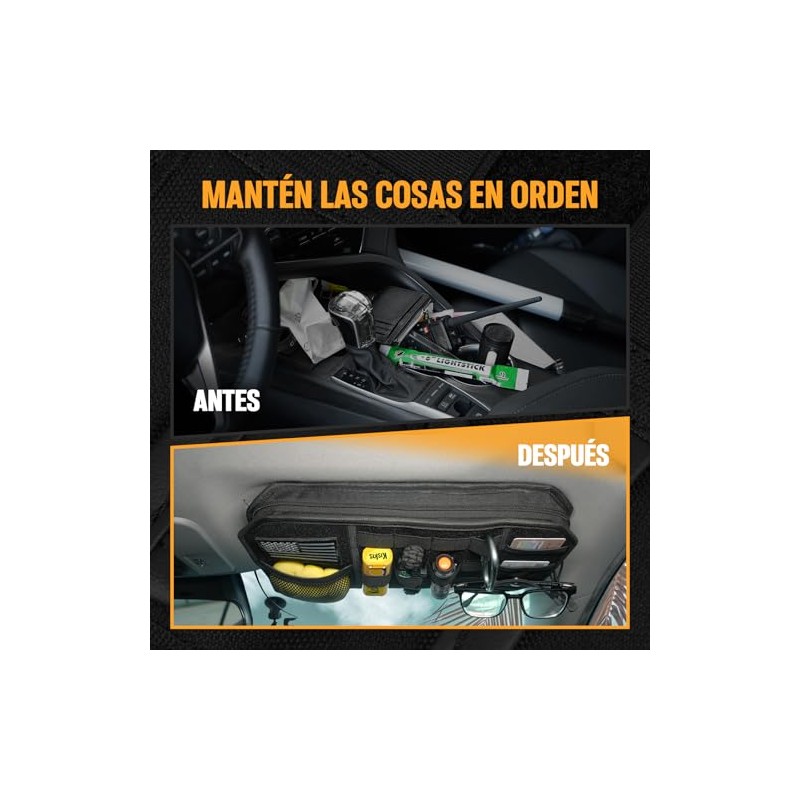 Organizador para Parasol de Auto (2 Piezas), Gran Capacidad con
