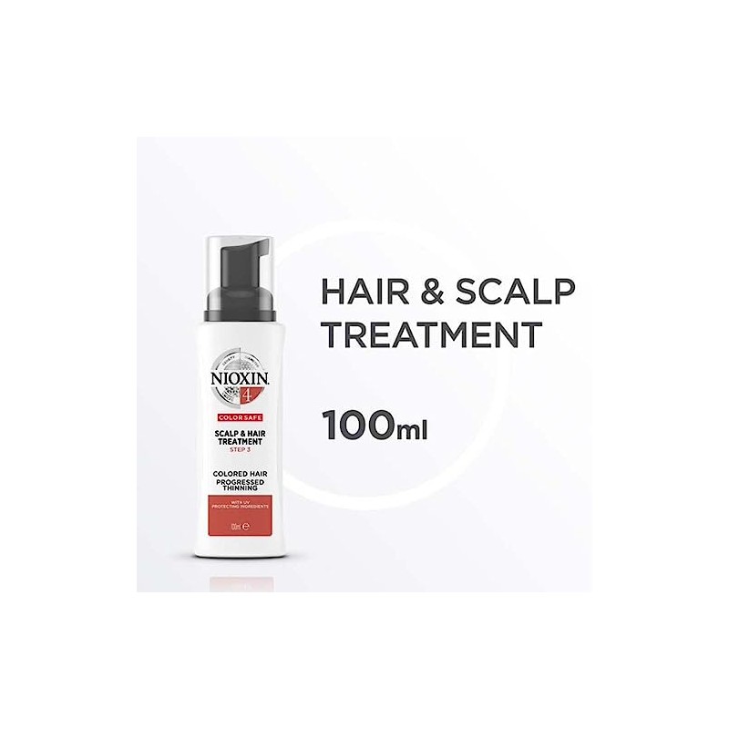 Nioxin Sistema #4 Tratamiento Intensivo para Cuero Cabelludo Anticaída 100