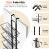 LUXEAR Over the Door Pantry Organizer Adjustable, 8 Tiers