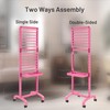 Yumkfoi Adjustable 280 Pegs Braiding Rack, Hair Racks with Tray