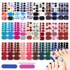 Toe Nail Stickers, DANNEASY 660pcs/30 Sheets Toenails Polish Strips Toes