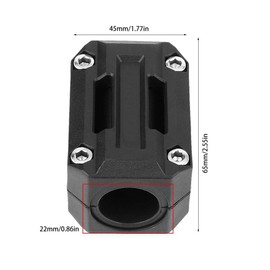 2 Pairs 22/25/28mm Motorcycle Bumper Protector Bumper Protector Bumper Decoration Fit for R1200GS R1150GS