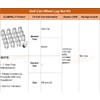 CLUBRALLY Chrome Wheel Lug Nut Kit for EZGO, Club Car