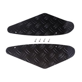AG Automotive Step Plates Black Bumper Checker Plates Suitable for Ducato X250 Boxer Jumper