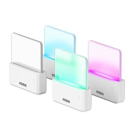 Koda Color Changing LED Night Light (4-Pack) - Plug Into Wall, Dimmable, Energy-Efficient LED Night Lights with Dusk-to-Dawn Sensor for Bathroom, Hallway, Bedroom, Kids Room
