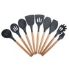 9Pcs set Silicone Kitchenware Kit NonStick Cooking Utensils Baking Tool