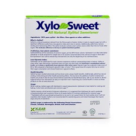 Xlear XyloSweet Plant Sourced Xylitol Sweetener - Pure Natural Sugar Substitute, Granules, Non-GMO, Gluten-Free, 100 Packets (Pack of 3)