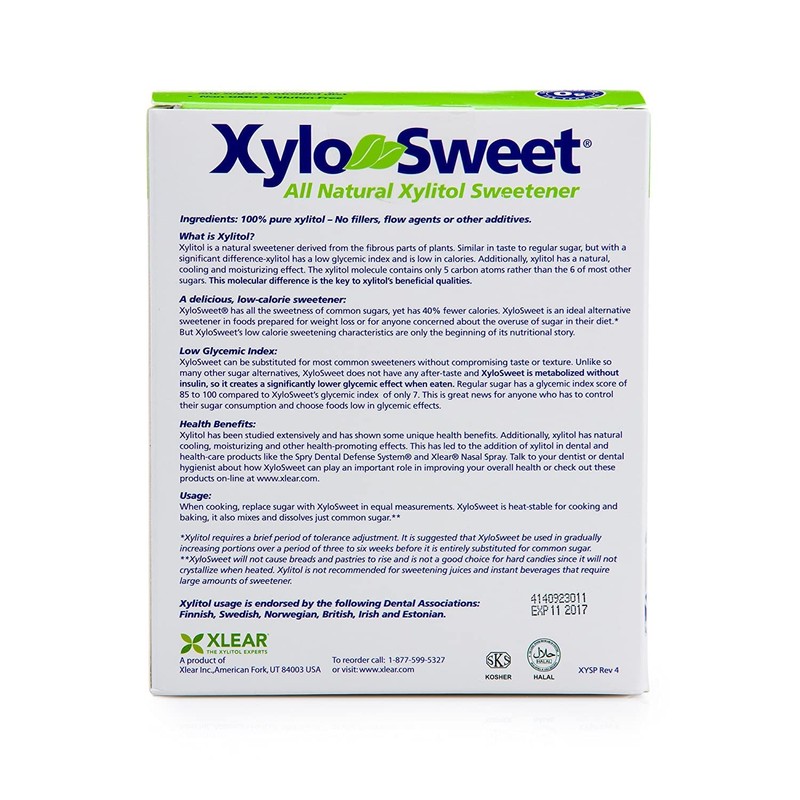 Xlear XyloSweet Plant Sourced Xylitol Sweetener - Pure Natural Sugar