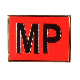The England Store British Royal Military Police - MP pin badge enamel pin badge