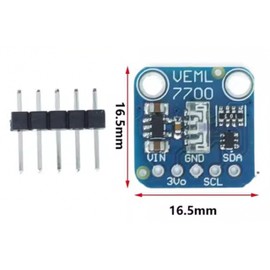 PAMEENCOS 2 pcs VEML7700 Ambient Light Sensor Module 16-bit I2C Interface Bright Light Sensor for QWIIC