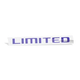 Reflective Concepts 2021-2024 Jeep Grand Cherokee L Limited Liftgate Emblem Overlay Decal Stickers - (Color: Purple)