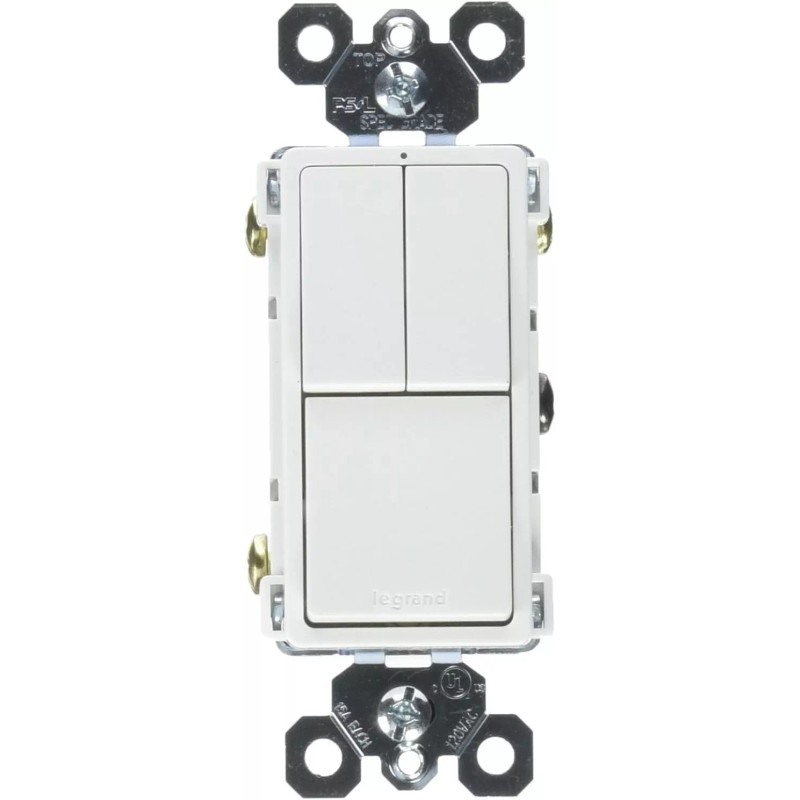 Legrand triple rocker light switch