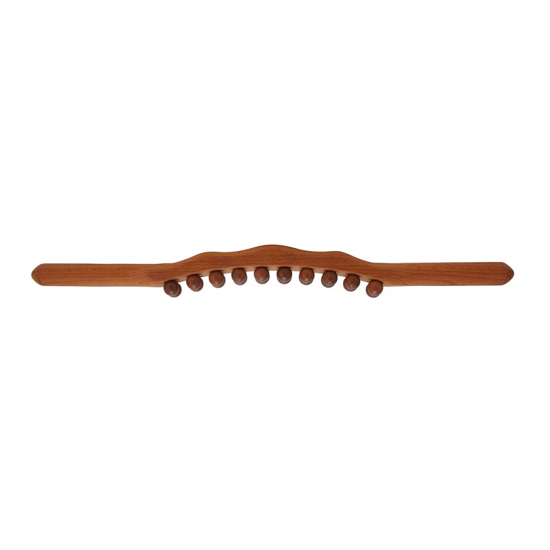 20 Bead Wood Massage Stick Full Body Universal Ergonomic Scraping