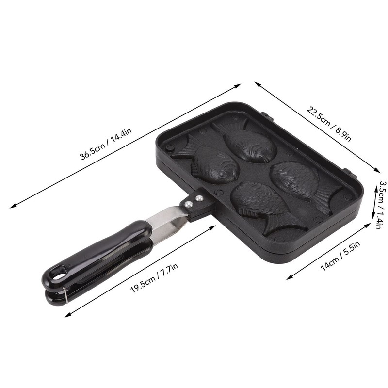 Molde para Gofres con Forma de Pez, Molde para Pasteles