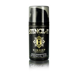 Bishop Tattoo Supply Stencil-It Stencil Gel, Tattoo Transfer Gel, Tattoo Stencil Gel, Tattoo Supplies, Tattoo Accessories for Professional Tattoo Artists, Made in USA, 3.3 Ounces