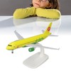 Aircraft Model Detachable Alighting Carriage Decoration Yellow Alloy Plane Model