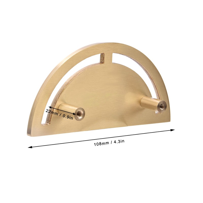 1 Set Chinese Classical Brass Handle Wardrobe Door Pulls Wine