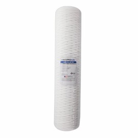 Hydronix SWC-45-20100 Sediment String Wound Water Filter Cartridge for Whole House or Commercial 4.5 x 20-100 micron