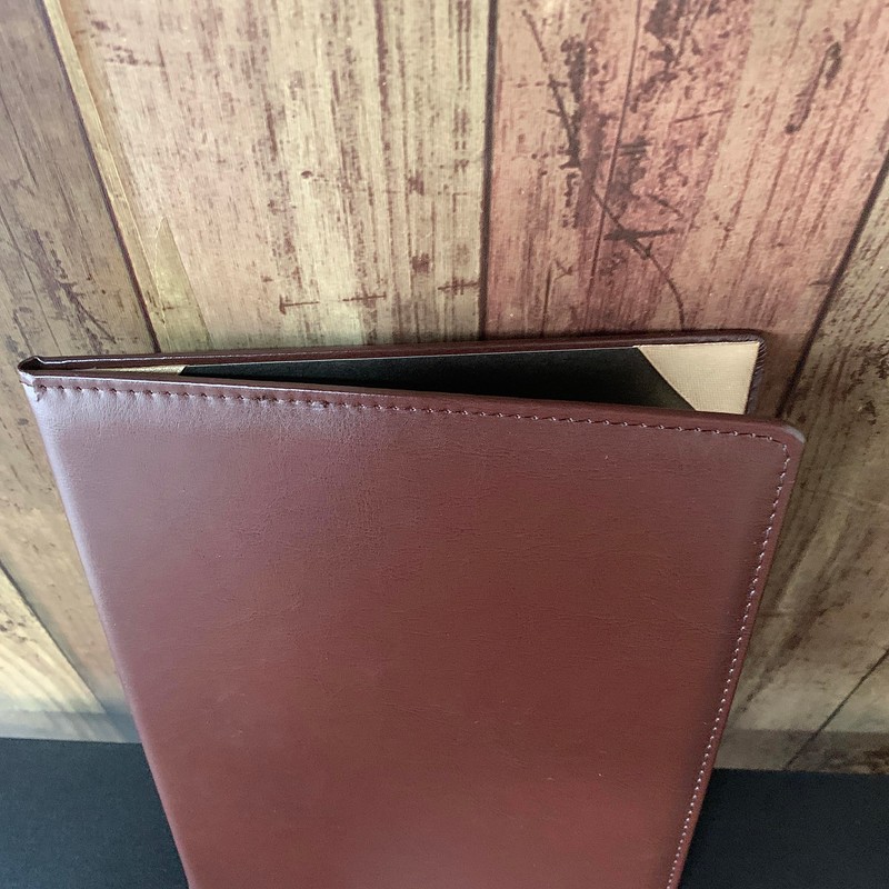 Kaori de Cover Certificate Holder b5 File Menu Bi-Fold PU