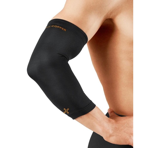 Tommie Copper Men's Recovery Compression Elbow Sleeve (Medium)
