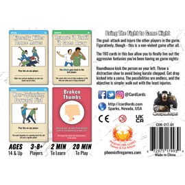 CardLords: Pass-A-Fist: A Non-Violent Party Game - Funny Battle Card Game, Comic Violence, Fight Your Friends, Ages 14+, 3-8+ Players, 20 Min