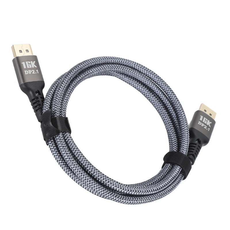 DisplayPort 2.1 Cable 16K 30Hz 40Gbps 3D Dynamic HDR Male