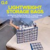 G4GADGET 2 Pack Jumbo Laundry Shopping Bags with Zips (100x70x30