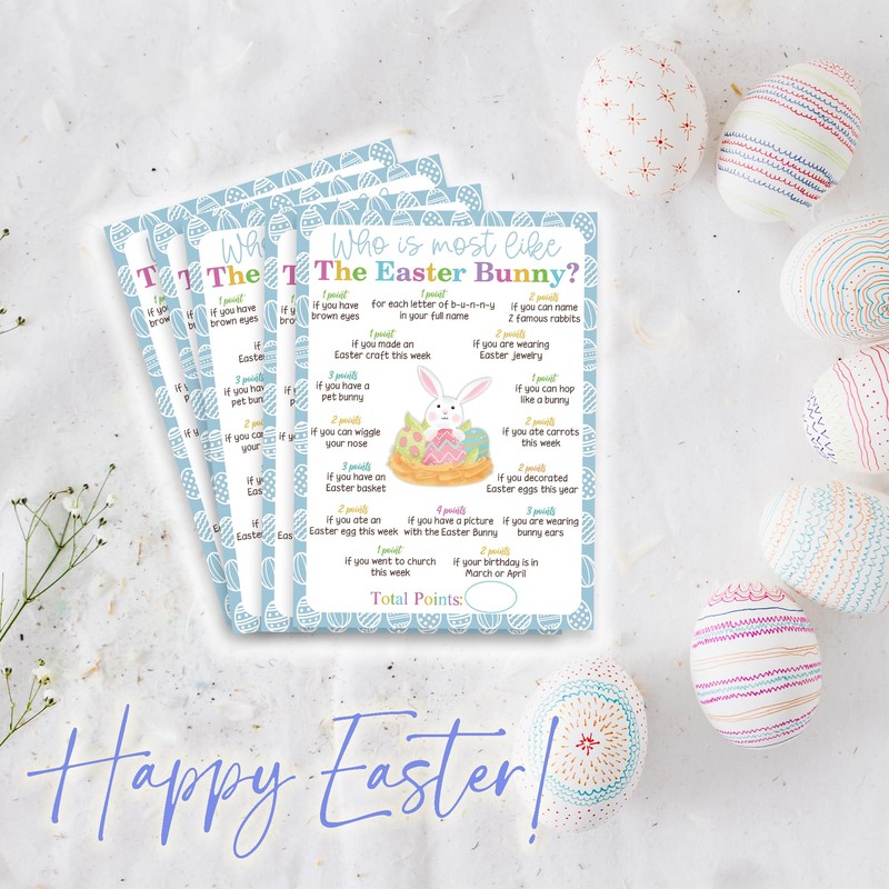 Vodbok Funny Easter Game Set - 20 Pcs Who is