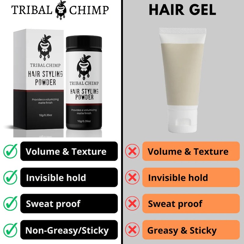 Tribal Chimp Hair Styling Powder 10g - 3 Pack