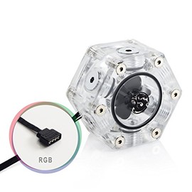 Bitspower G1/4" Hexagon Flow Indicator, RGB