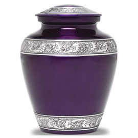 Eternal Harmony Cremation Urn for Human Ashes | Funeral Urn Carefully Handcrafted with Elegant Finishes to Honor and Remember Your Loved One | Adult Urn Large Size with Beautiful Velvet Bag