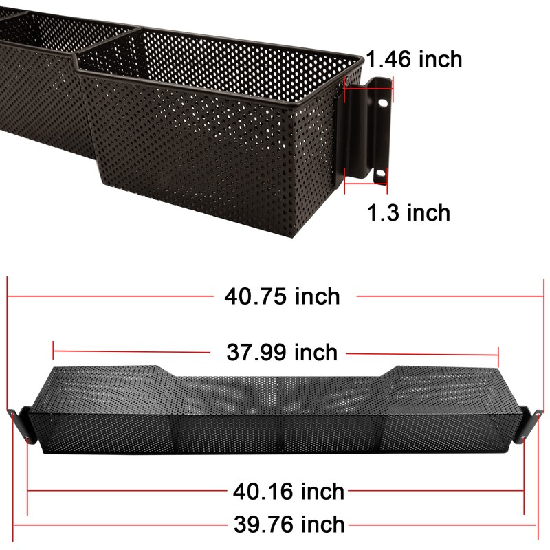 Roykaw Golf Cart Front Inner Basket Dash Storage/Tray Organizer Rack