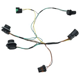 Zreneyfex Car Headlight Wire Harness Assembly 15841610 Front Lamp Socket Wire Replacement for GMC Sierra 1500 2007-2013 Sierra 2500 HD 3500 HD 2007-2014