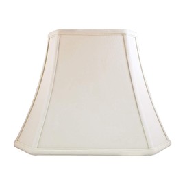 Royal Designs Rectangle Cut Corner Lamp Shade - White - (5 x 6.5) x (8 x 12) x 10