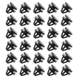 EMSea 30x Exterior Door Sill WheelArch Mould Trim Clips DYC500110 Car Door Fixing Rivet Black Plastic Compatible with Land Rover Discovery 3 4 Range Rover Sport